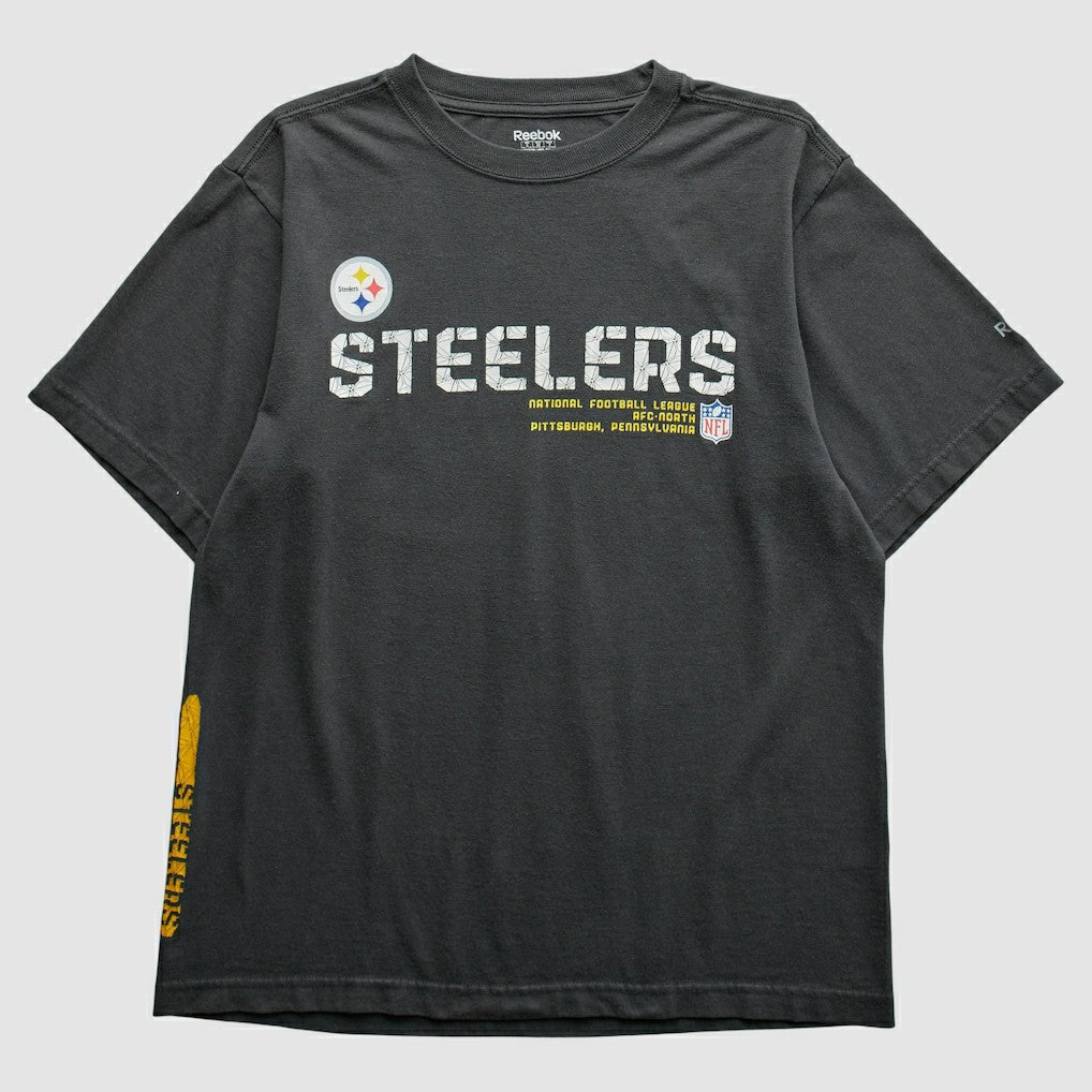 Fanatics Pittsburgh Steelers Reebok 2000s T-Shirt Black Vintage