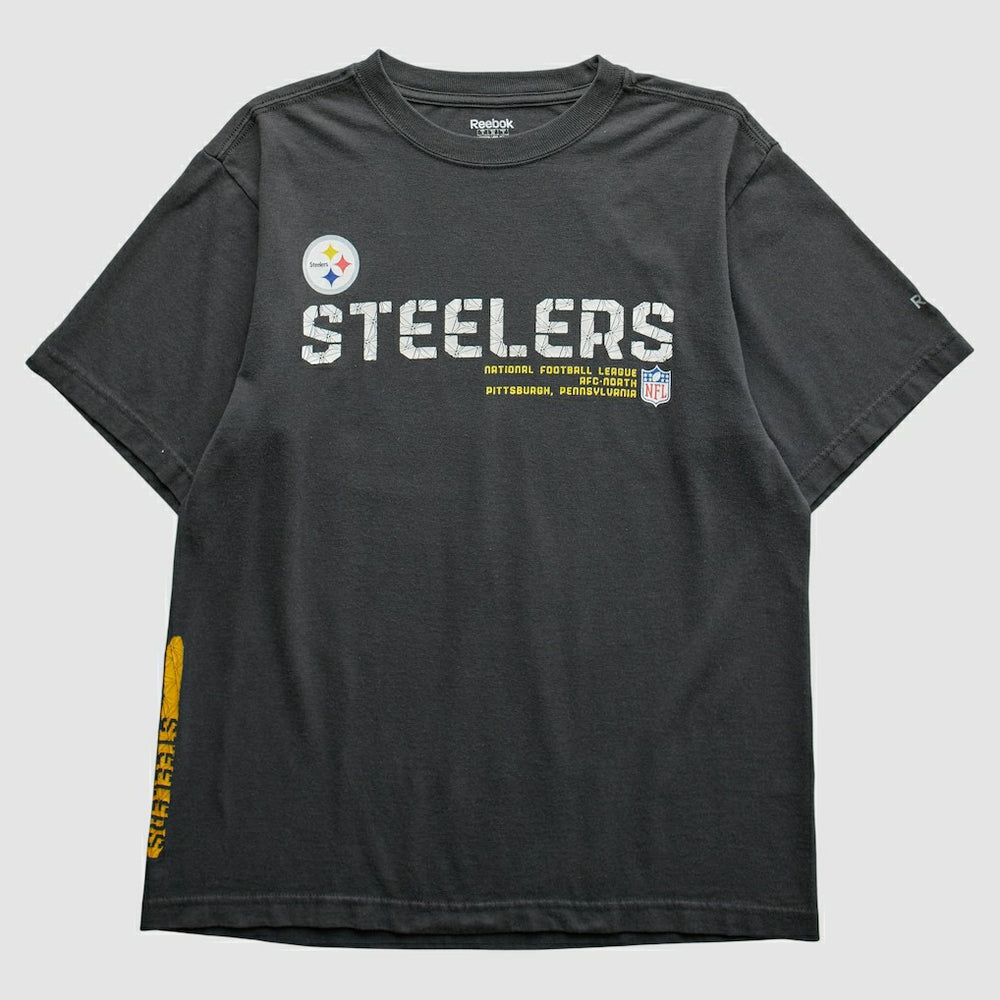 Fanatics Pittsburgh Steelers Reebok 2000s T-Shirt Black Vintage