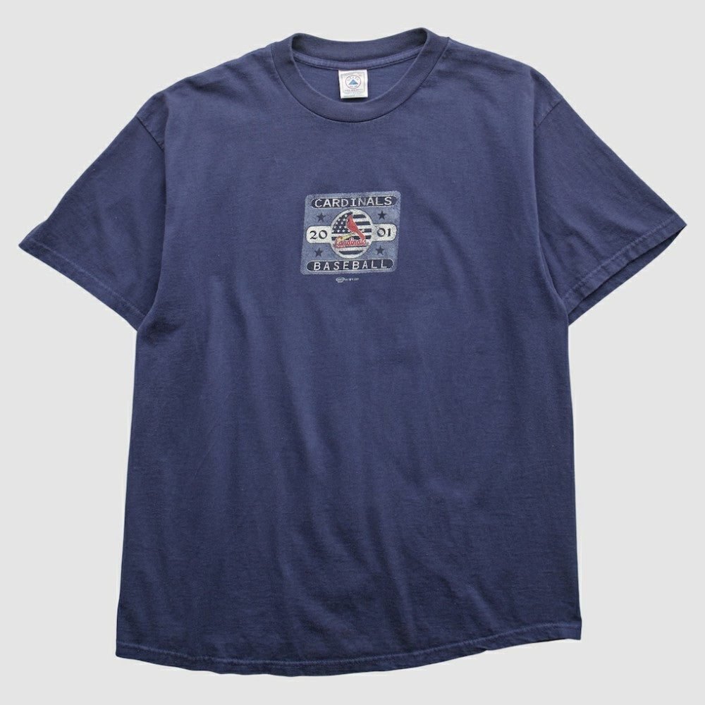 St. Louis Cardinals Delta 2001 T-Shirt - Navy - Vintage - Fanatics Online