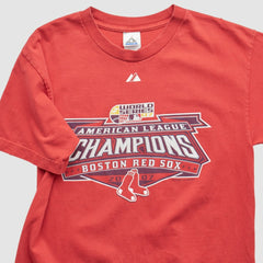 Boston Red Sox Majestic 2007 T-Shirt - Red - XVintage - Fanatics Sale