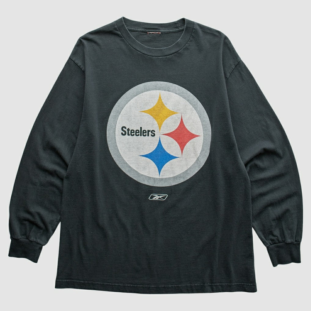 Fanatics Pittsburgh Steelers Reebok 2000s T-Shirt Black Vintage