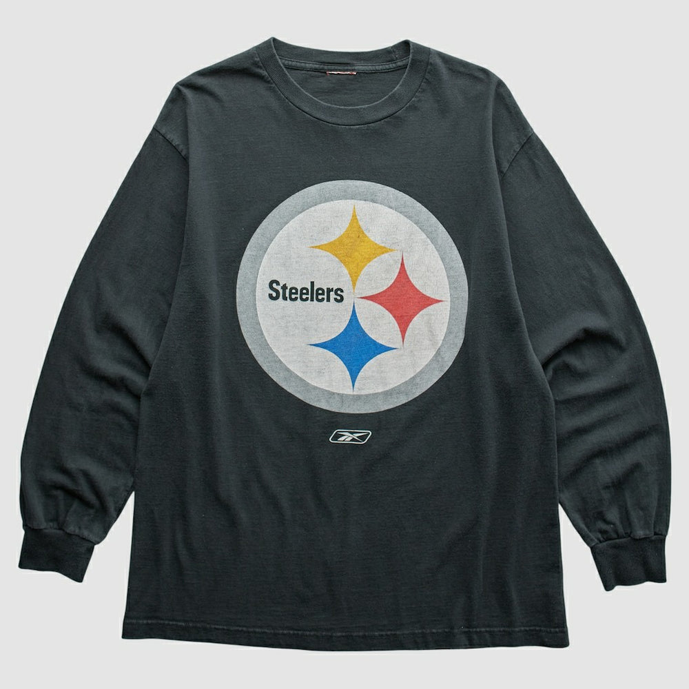 Fanatics Pittsburgh Steelers Reebok 2000s T-Shirt Black Vintage