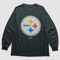 Fanatics Pittsburgh Steelers Reebok 2000s T-Shirt Black Vintage
