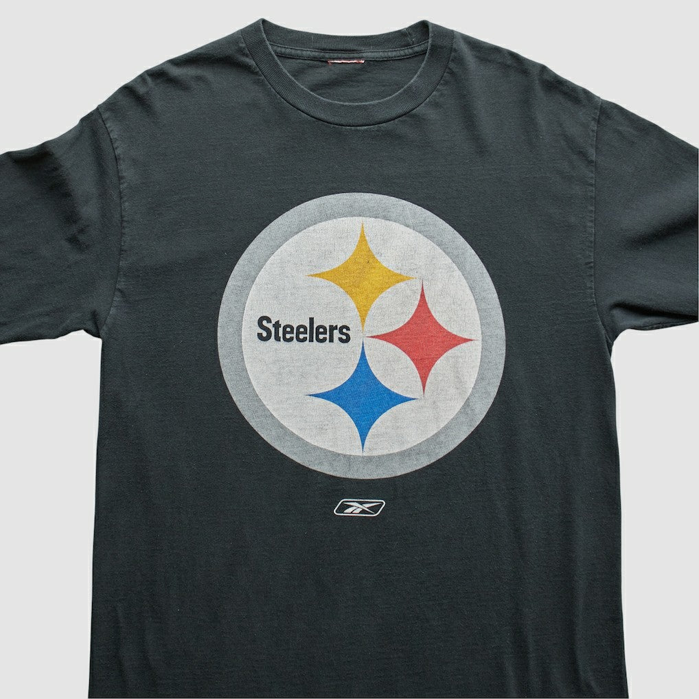 Fanatics Pittsburgh Steelers Reebok 2000s T-Shirt Black Vintage