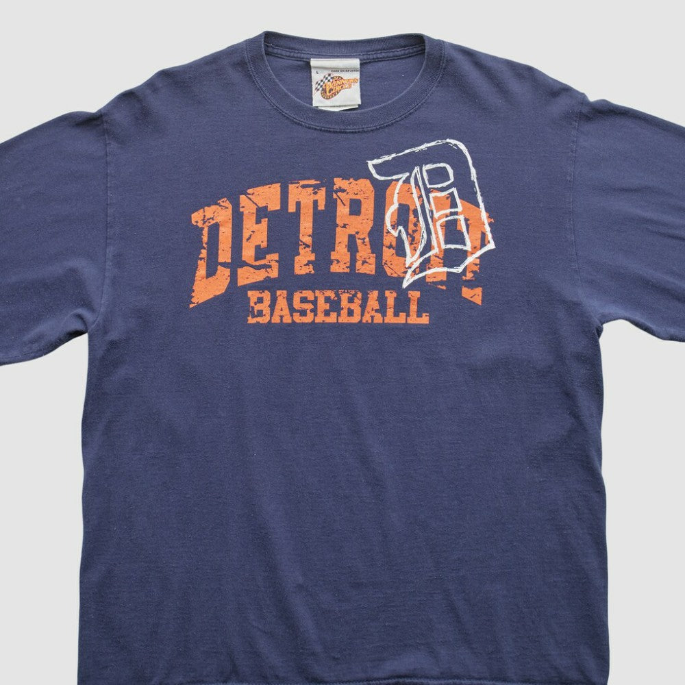 Detroit Tigers 2000s T-Shirt - Navy - Vintage - Fanatics on Sale