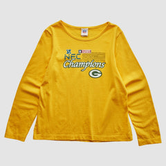 Fanatics Green Bay Packers 2007 T-Shirt Yellow Vintage