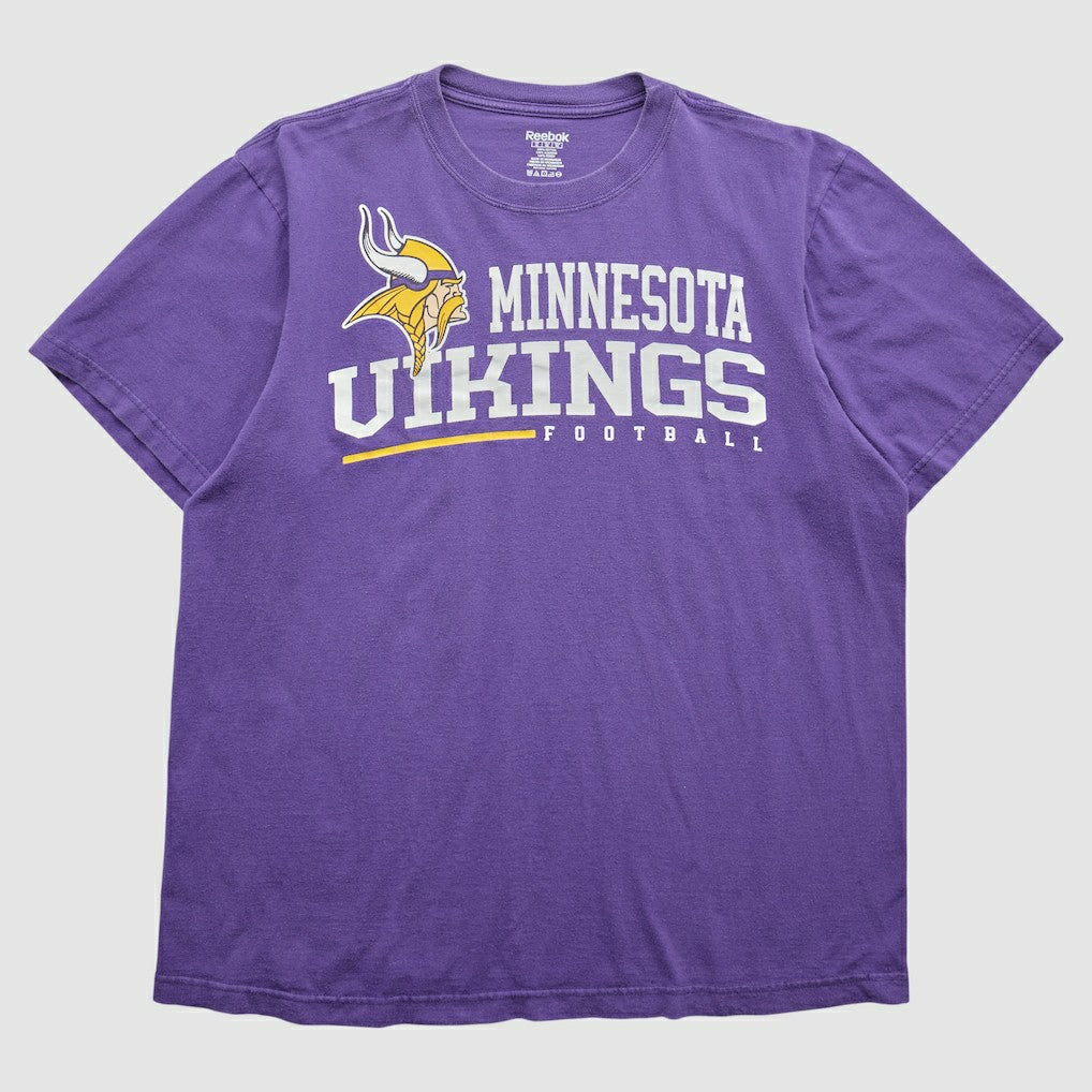 Fanatics Minnesota Vikings Reebok 2000s T-Shirt Purple Vintage