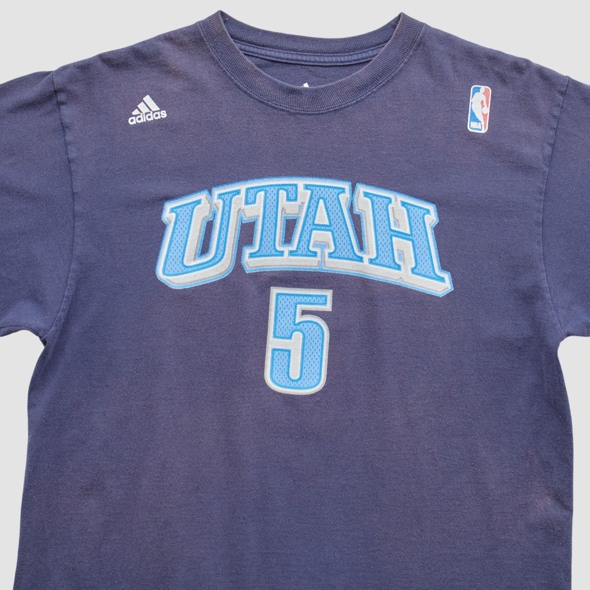 Utah Jazz 2006 T-Shirt Navy Vintage | Adidas discount