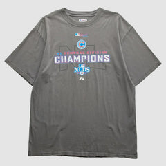 Chicago Cubs Majestic 2008 T-Shirt - Gray - Vintage - Fanatics on Sale