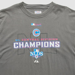 Chicago Cubs Majestic 2008 T-Shirt - Gray - Vintage - Fanatics on Sale