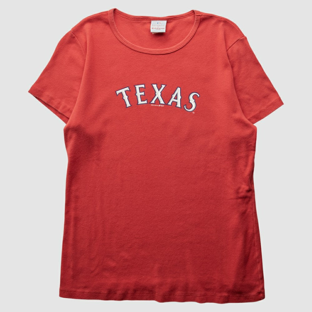 Texas Rangers 2009 T-Shirt - Red - Vintage - Fanatics Online