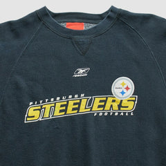 Fanatics Pittsburgh Steelers Reebok 2000s Pullover Sweatshirt Black Vintage