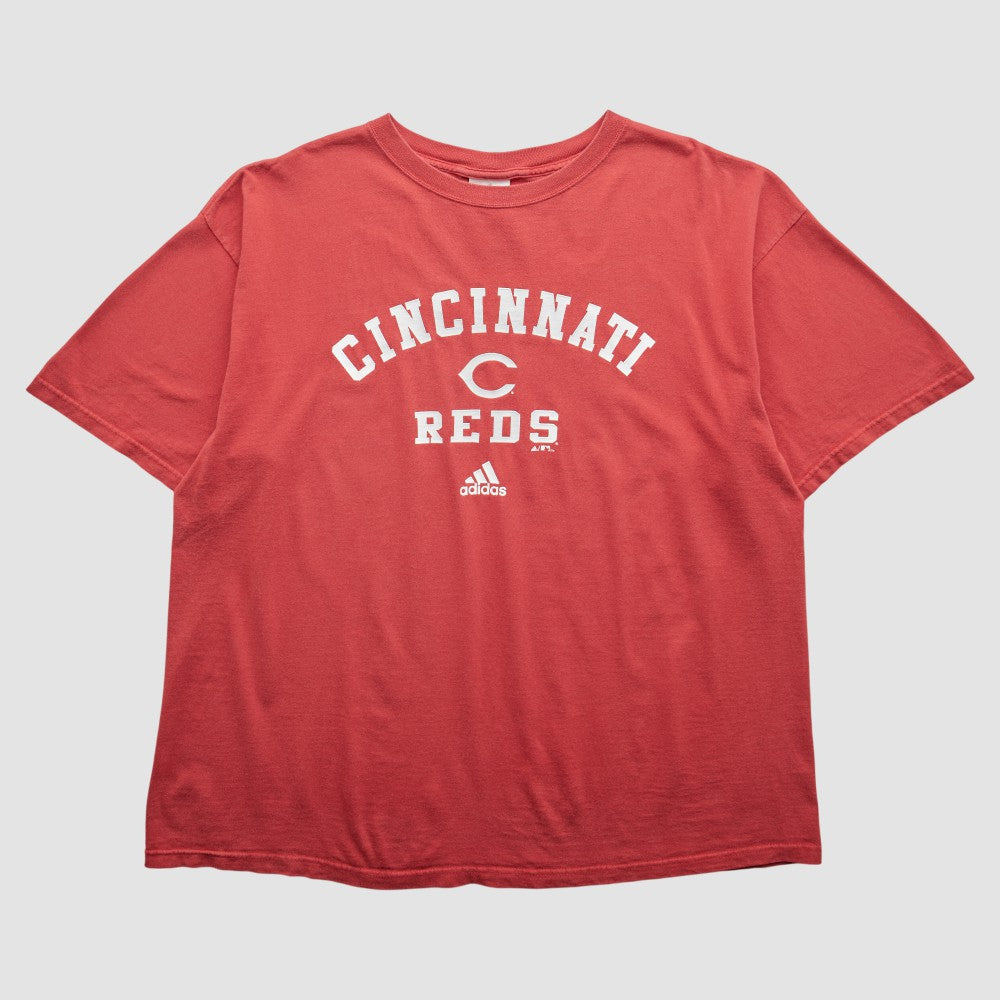 Cincinnati Reds Adidas 2010s T-Shirt - Red - XVintage - Fanatics Sale