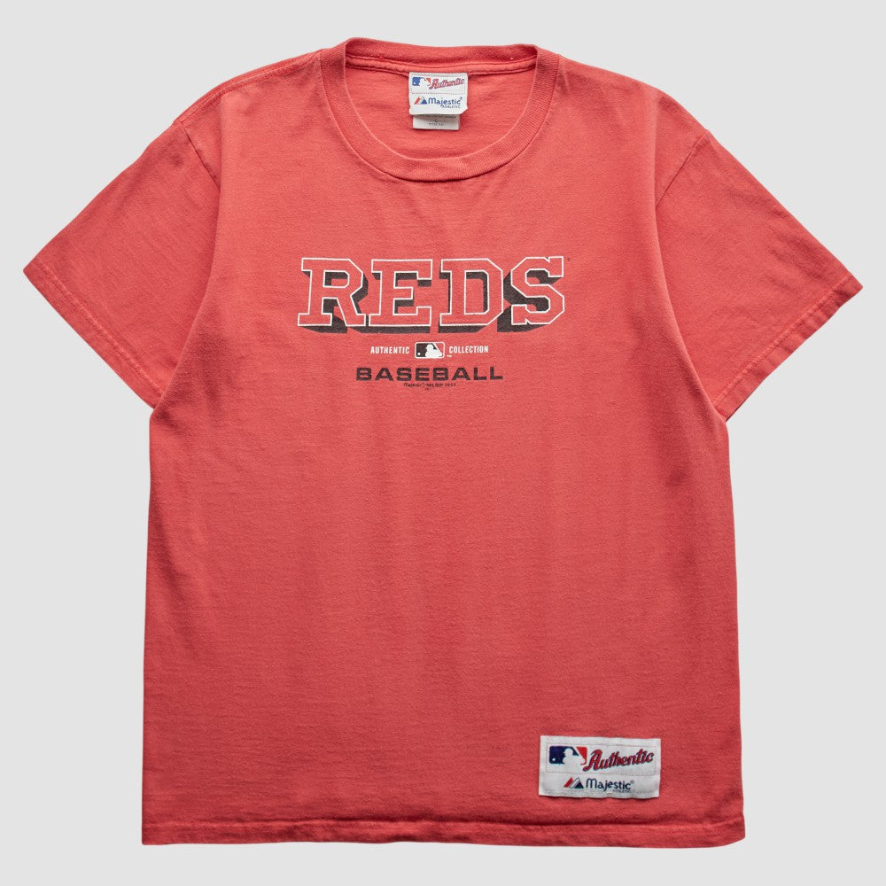 Cincinnati Reds Majestic 2002 T-Shirt - Red - XVintage - Fanatics on Sale