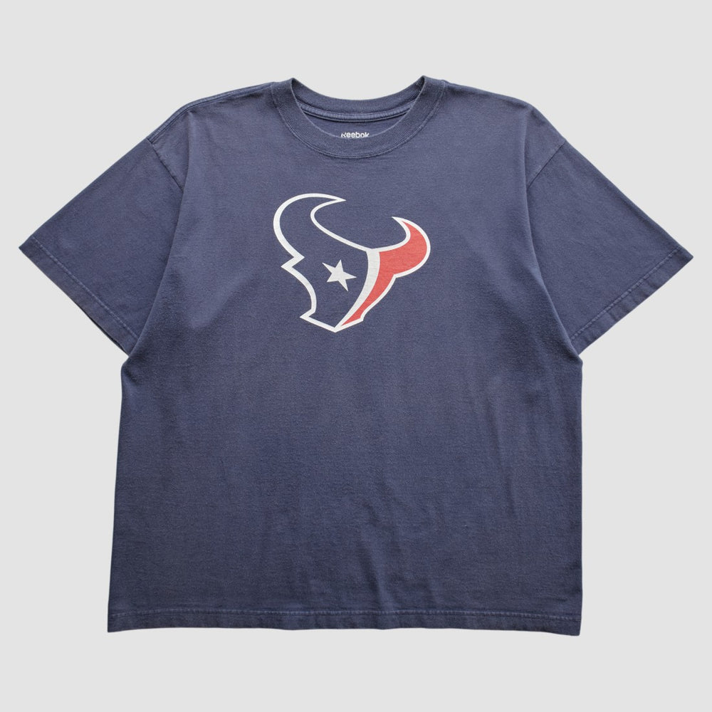Fanatics Houston Texans Reebok 2000s T-Shirt Navy Vintage