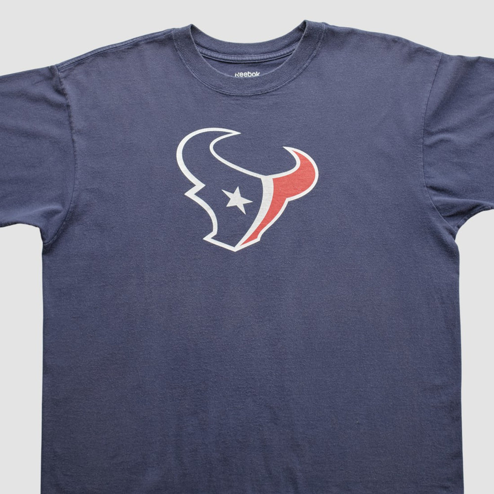 Fanatics Houston Texans Reebok 2000s T-Shirt Navy Vintage