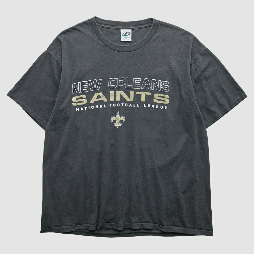 Fanatics New Orleans Saints Dynasty 2000s T-Shirt Black Vintage