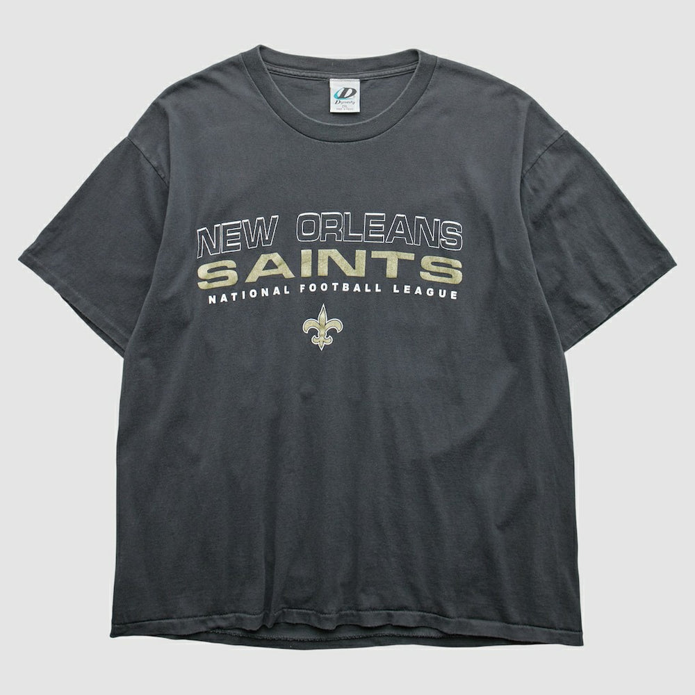 Fanatics New Orleans Saints Dynasty 2000s T-Shirt Black Vintage