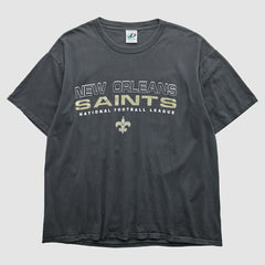 Fanatics New Orleans Saints Dynasty 2000s T-Shirt Black Vintage