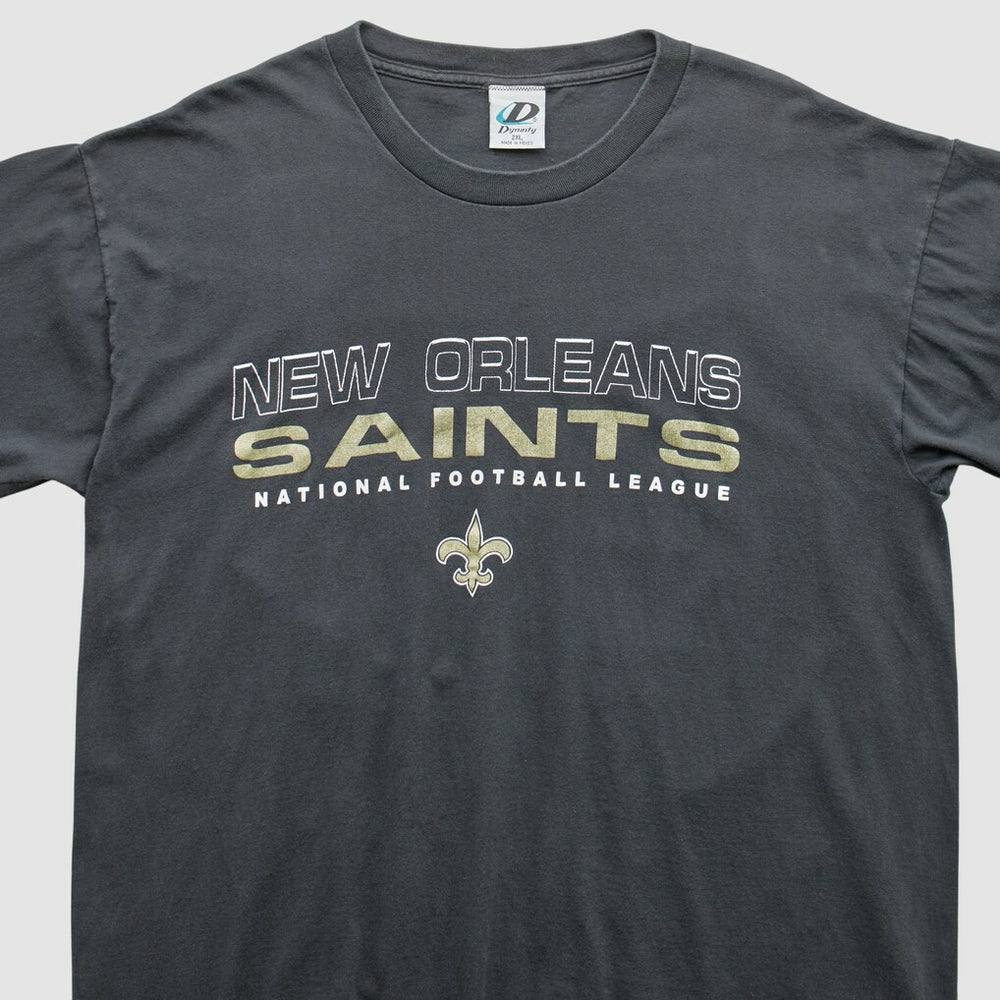 Fanatics New Orleans Saints Dynasty 2000s T-Shirt Black Vintage