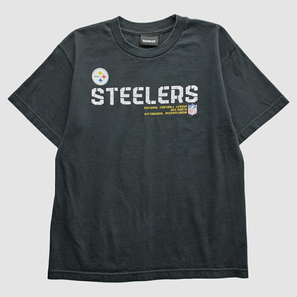 Fanatics Pittsburgh Steelers Reebok 2000s T-Shirt Black Vintage