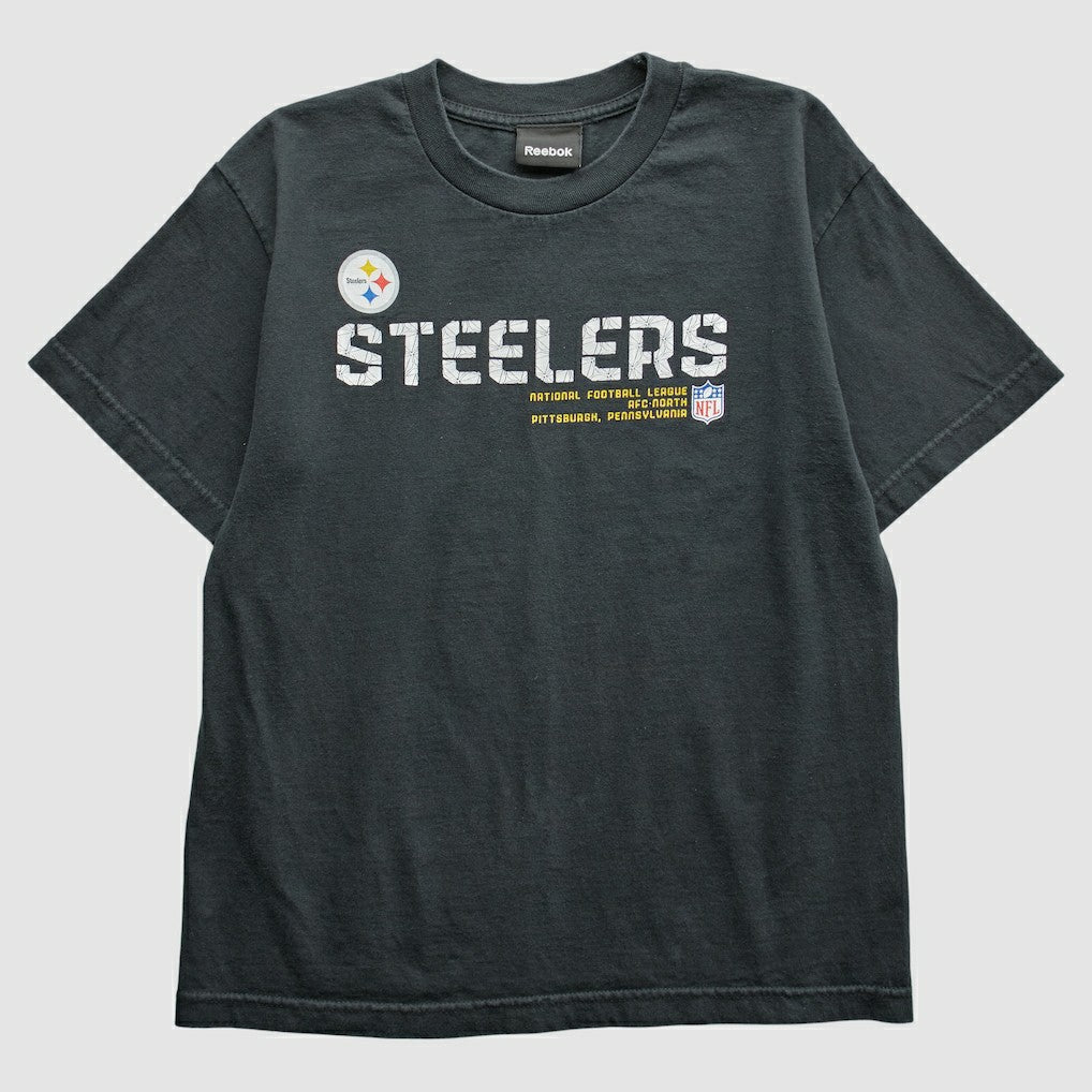 Fanatics Pittsburgh Steelers Reebok 2000s T-Shirt Black Vintage