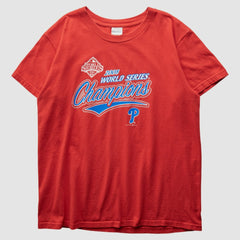 Philadelphia Phillies 2008 T-Shirt - Red - Vintage - Fanatics Sale