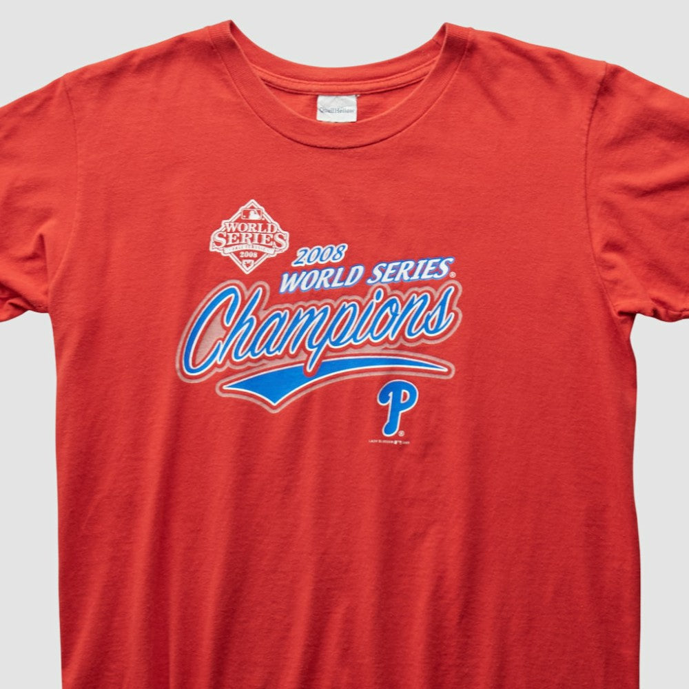 Philadelphia Phillies 2008 T-Shirt - Red - Vintage - Fanatics Sale