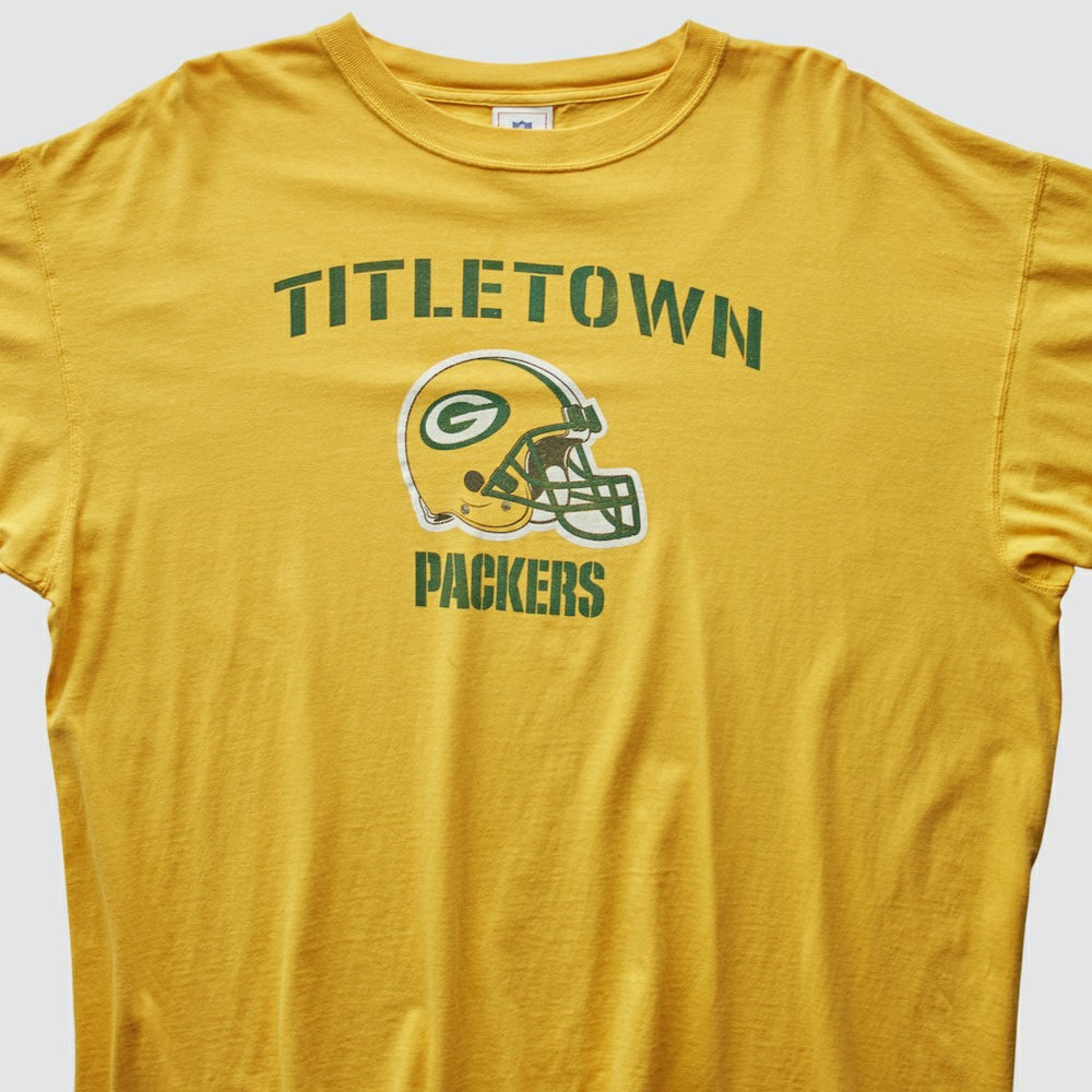 Fanatics Green Bay Packers NFL 2000s T-Shirt Yellow Vintage