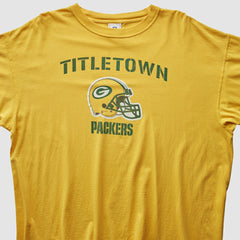 Fanatics Green Bay Packers NFL 2000s T-Shirt Yellow Vintage
