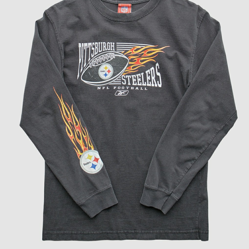Fanatics Pittsburgh Steelers NFL 2000s T-Shirt Gray Vintage
