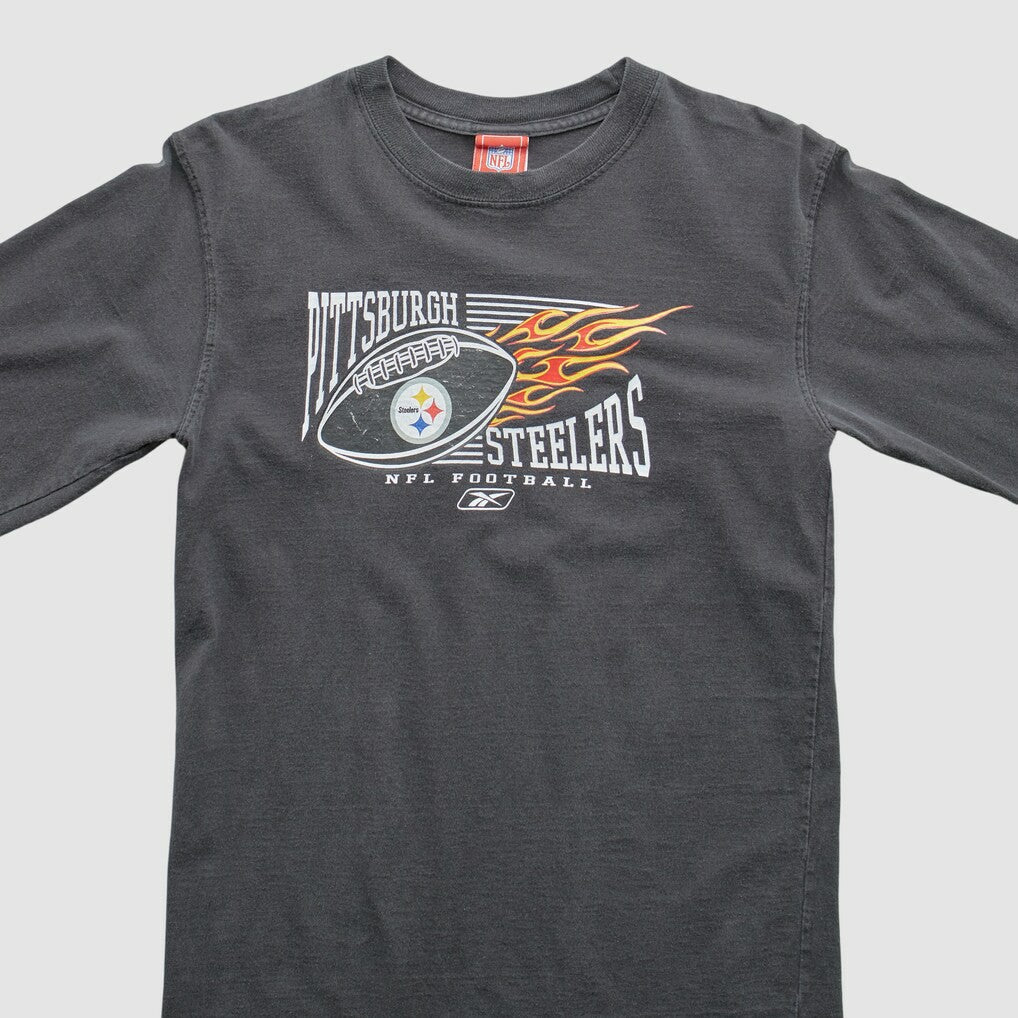 Fanatics Pittsburgh Steelers NFL 2000s T-Shirt Gray Vintage