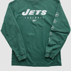 Fanatics New York Jets Reebok 2000s T-Shirt Green Vintage