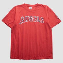 Los Angeles Angels Majestic 2000s T-Shirt - Red - Vintage - Fanatics on Sale