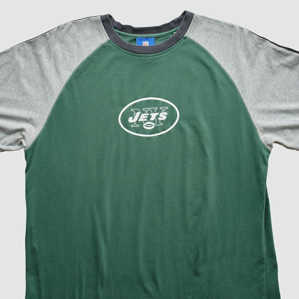 Fanatics New York Jets Reebok 2000s T-Shirt Green Vintage