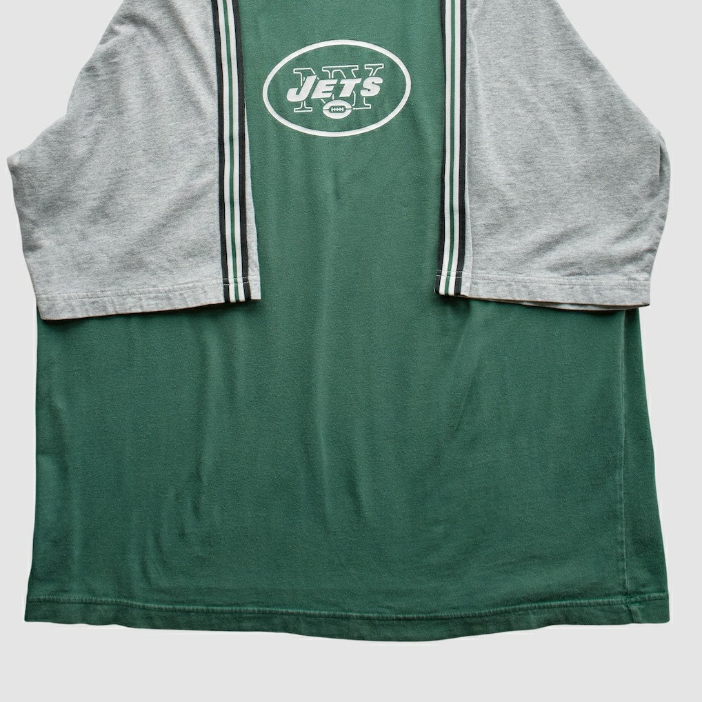 Fanatics New York Jets Reebok 2000s T-Shirt Green Vintage