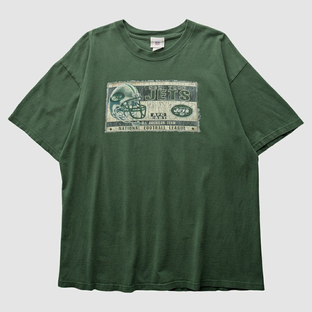 Fanatics New York Jets NFL 2000s T-Shirt Green Vintage