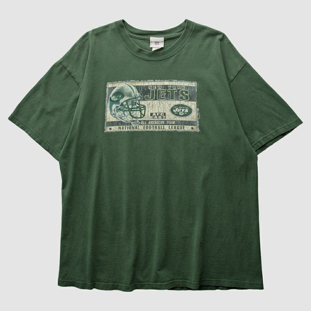 Fanatics New York Jets NFL 2000s T-Shirt Green Vintage