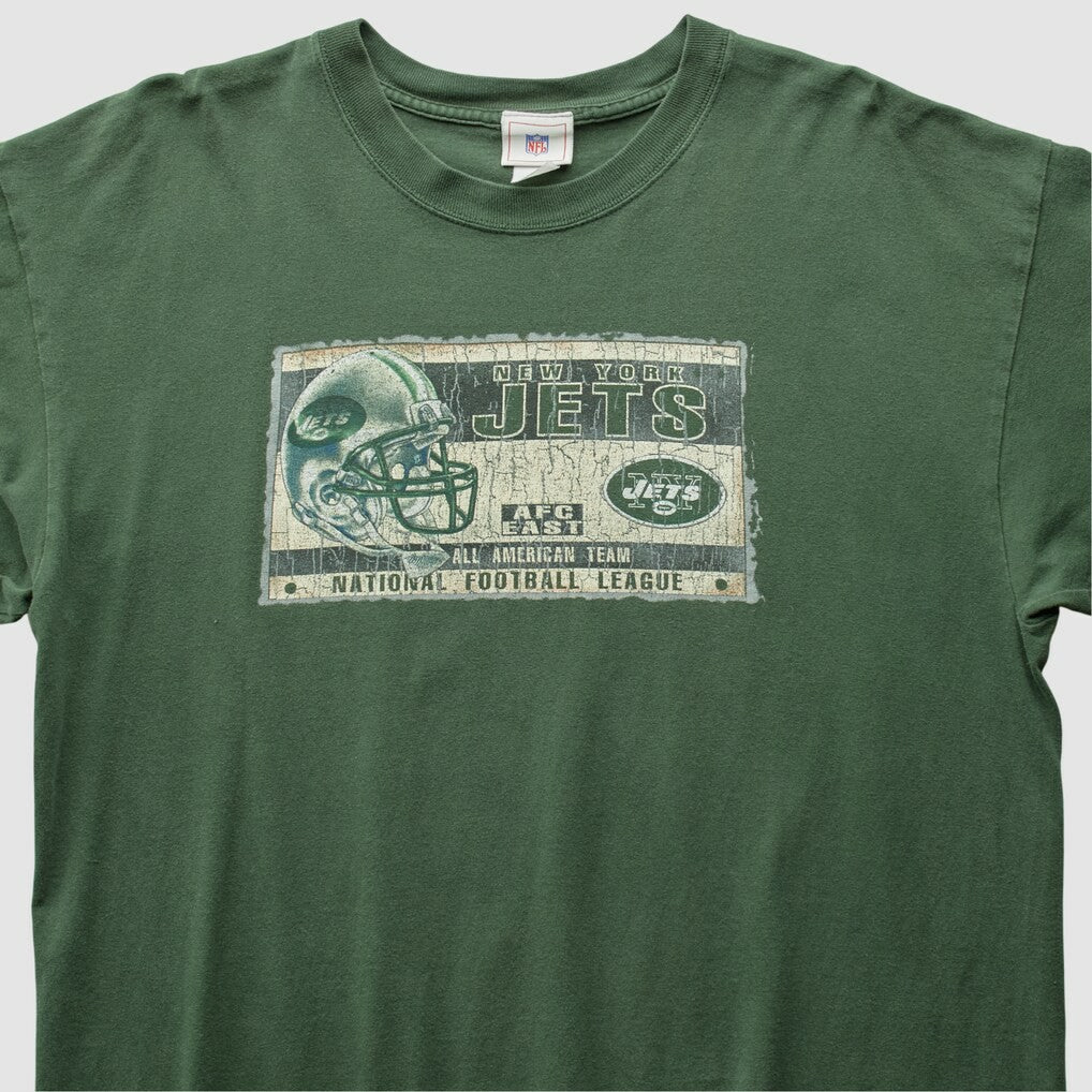 Fanatics New York Jets NFL 2000s T-Shirt Green Vintage