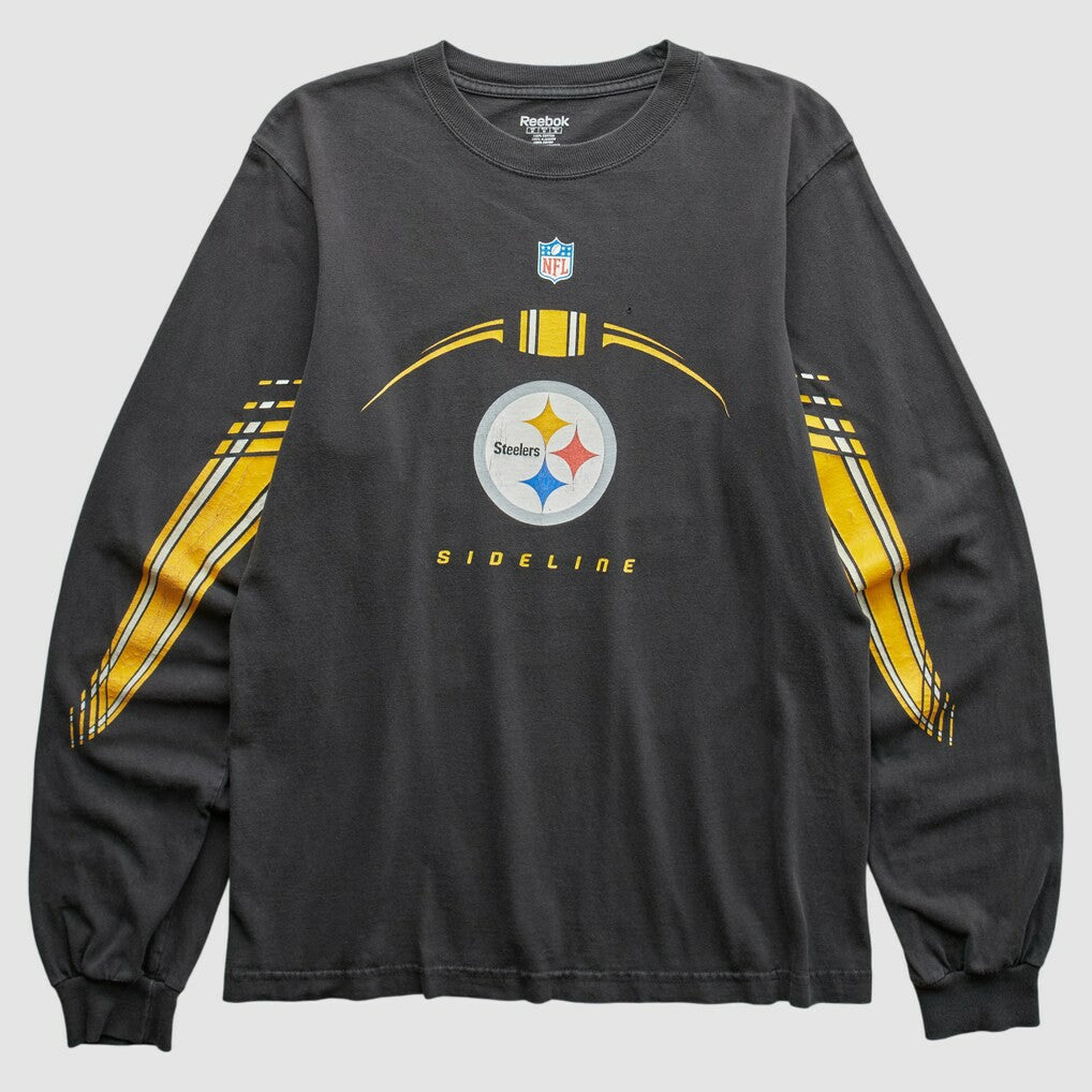 Fanatics Pittsburgh Steelers Reebok 2000s T-Shirt Black Vintage