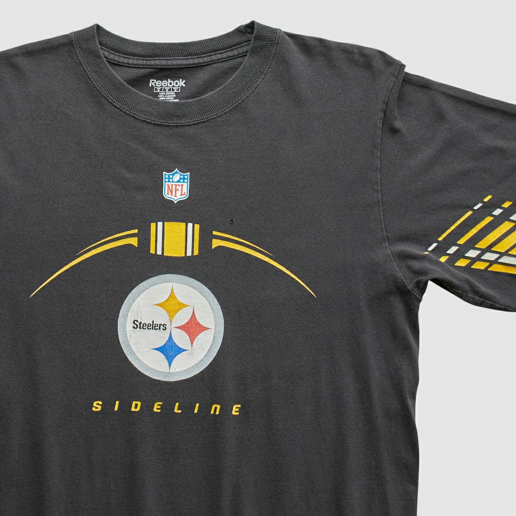 Fanatics Pittsburgh Steelers Reebok 2000s T-Shirt Black Vintage