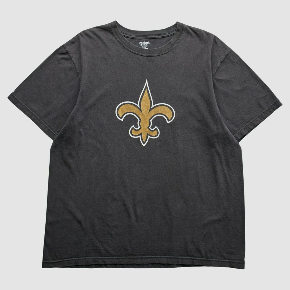 Fanatics New Orleans Saints Reebok 2000s T-Shirt Black Vintage