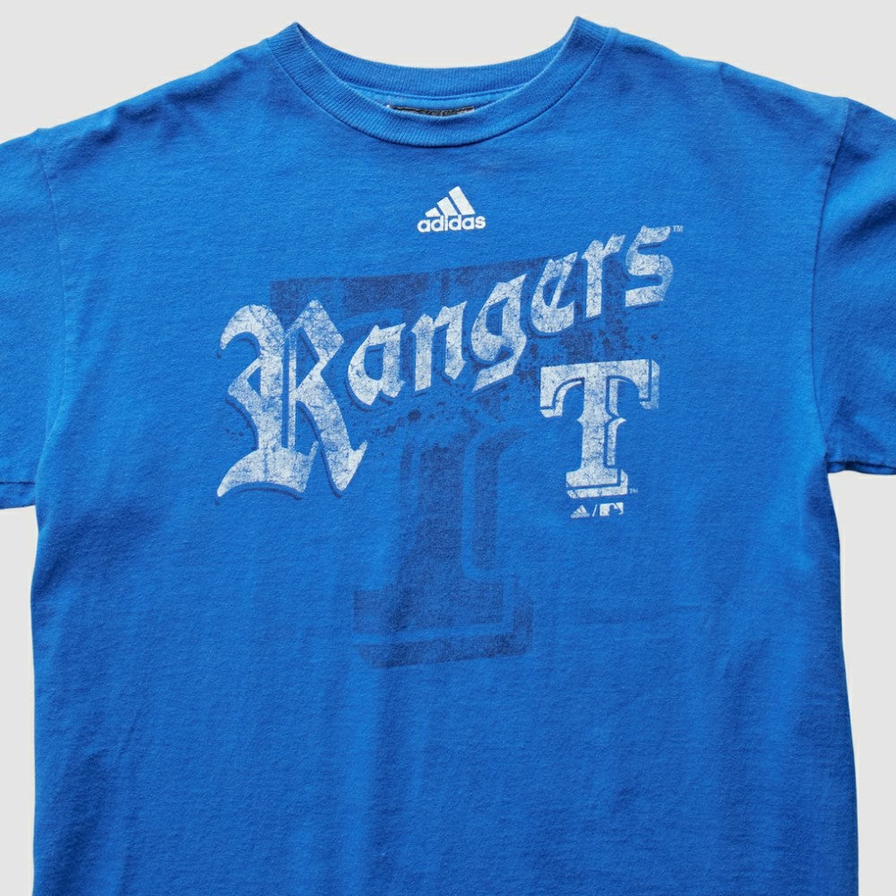 Texas Rangers Adidas 2000s T-Shirt - Blue - XVintage - Fanatics Lifestyle