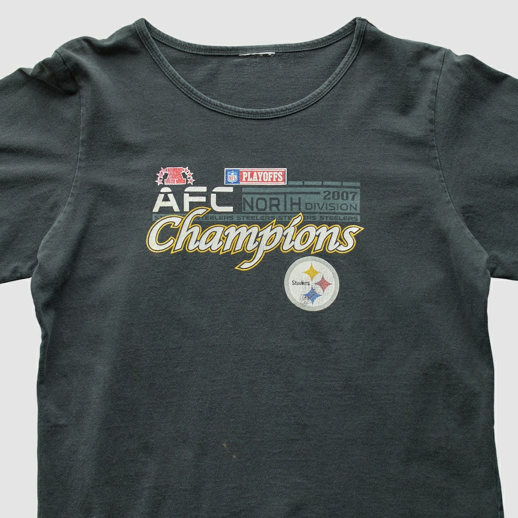 Fanatics Pittsburgh Steelers 2007 T-Shirt Black Vintage