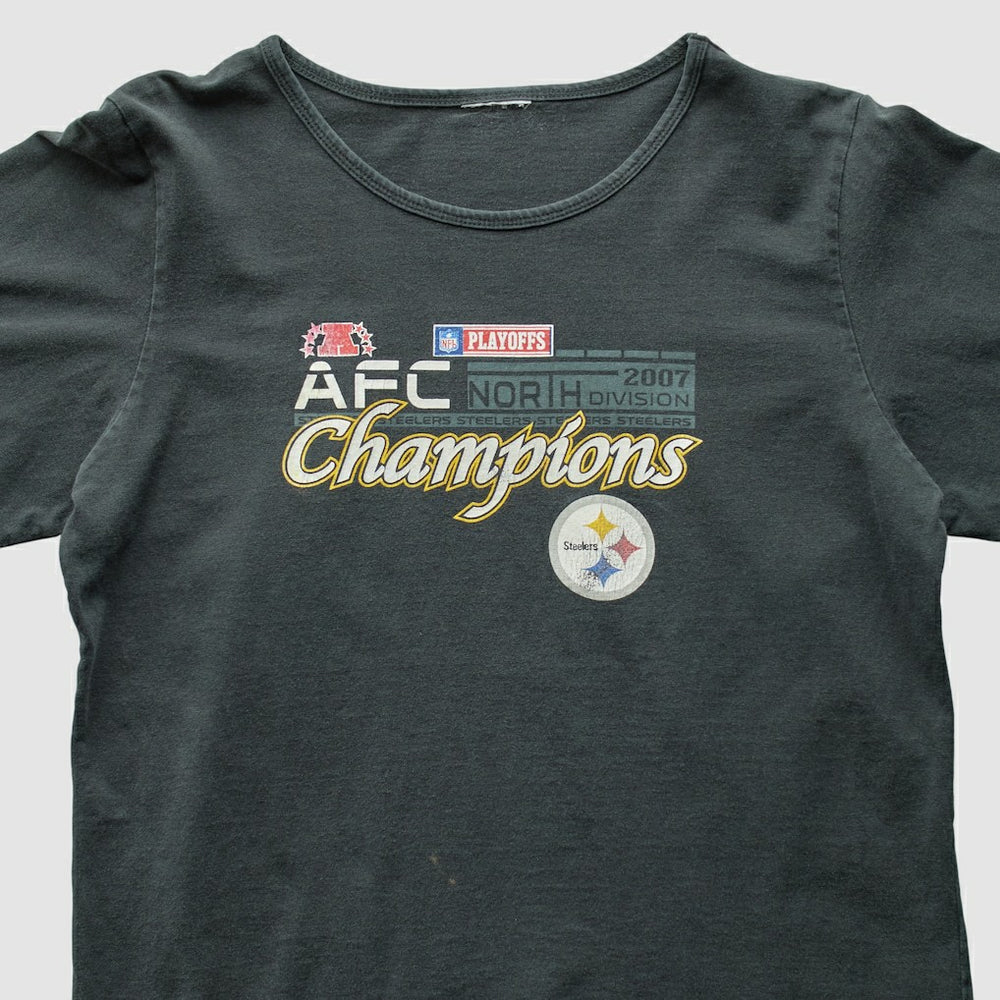 Fanatics Pittsburgh Steelers 2007 T-Shirt Black Vintage