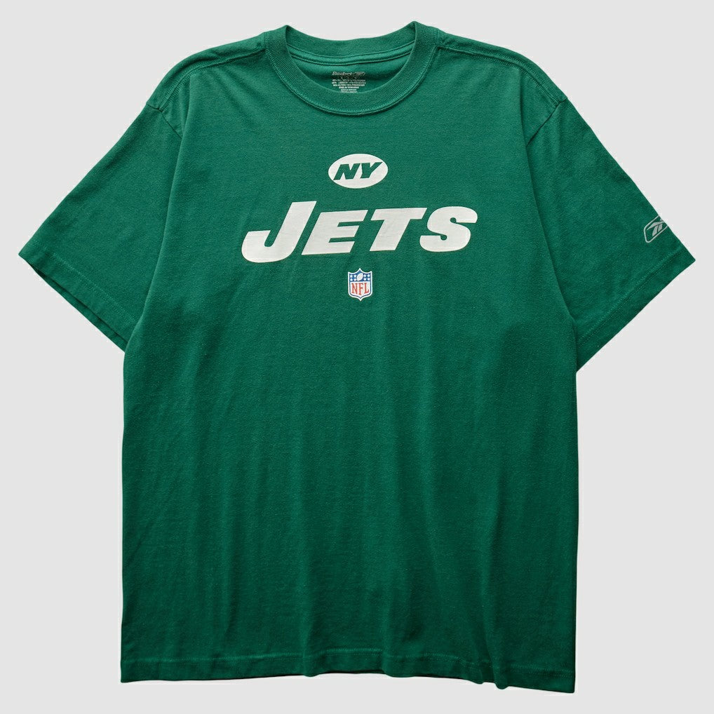 Fanatics New York Jets Reebok 2000s T-Shirt Green Vintage