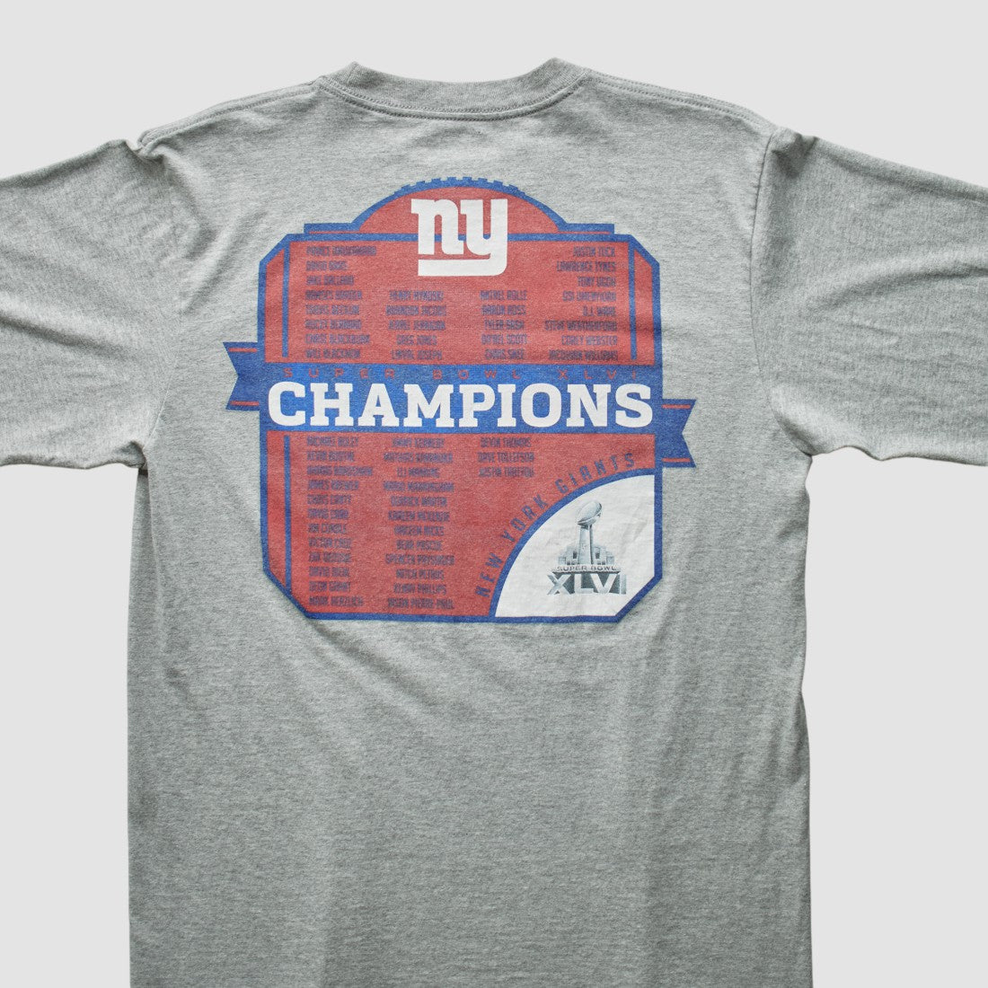 Fanatics New York Giants Reebok 2012 T-Shirt Gray Vintage