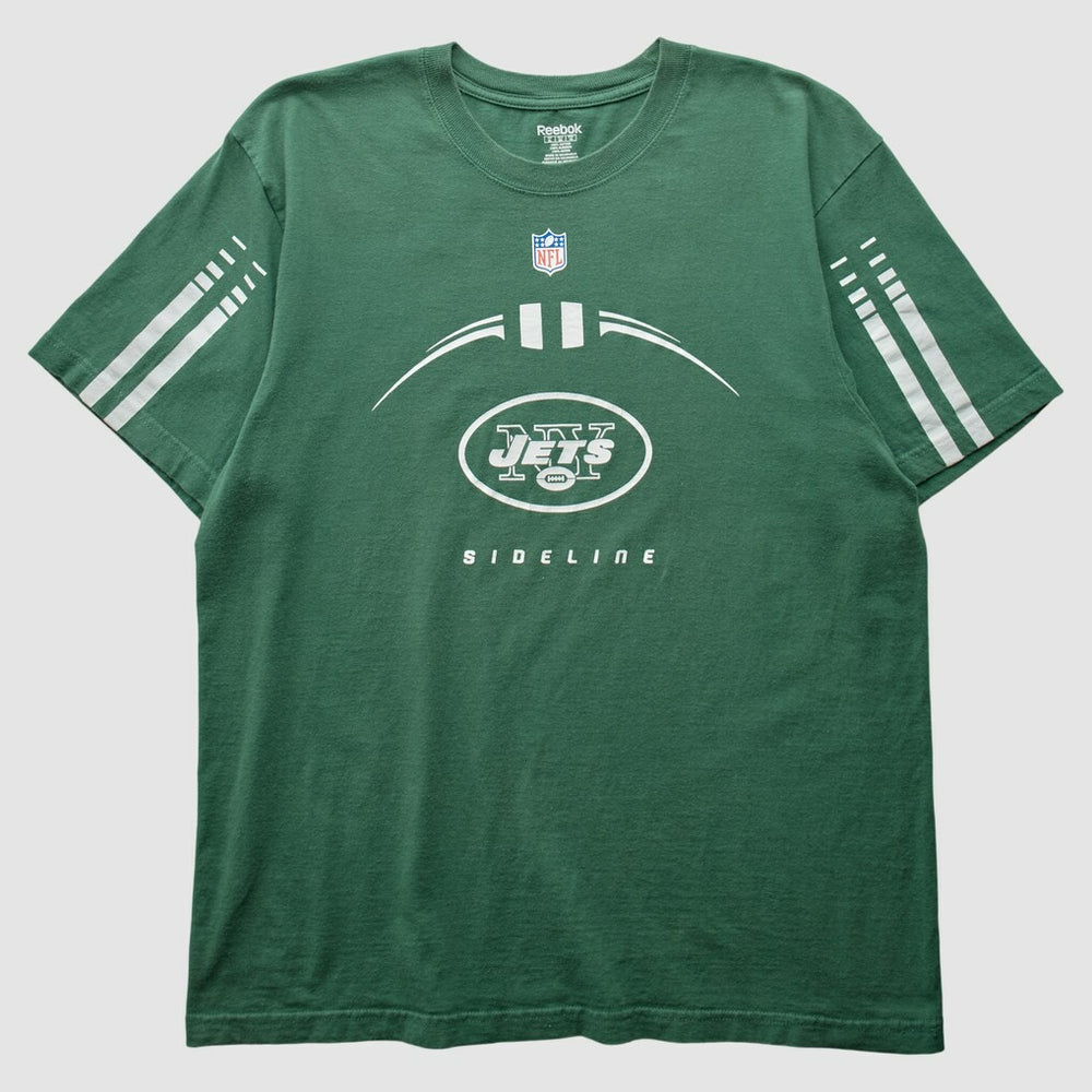 Fanatics New York Jets Reebok 2000s T-Shirt Green Vintage