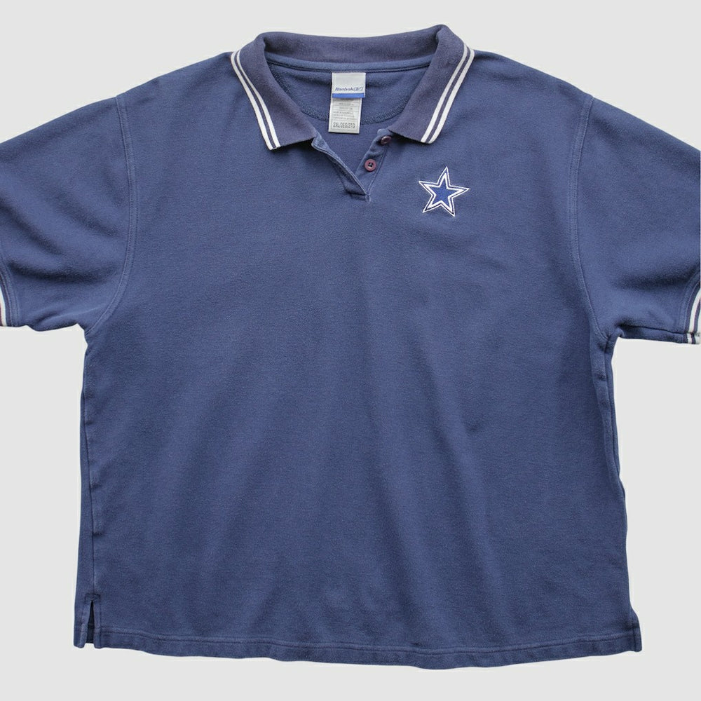 Fanatics Dallas Cowboys Reebok 2000s Polo Navy Vintage