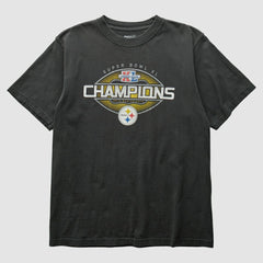 Fanatics Pittsburgh Steelers Reebok 2006 T-Shirt Black Vintage